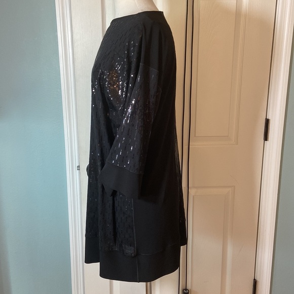 Like new Eva Varro | Black dressy tunic top - Picture 5 of 10